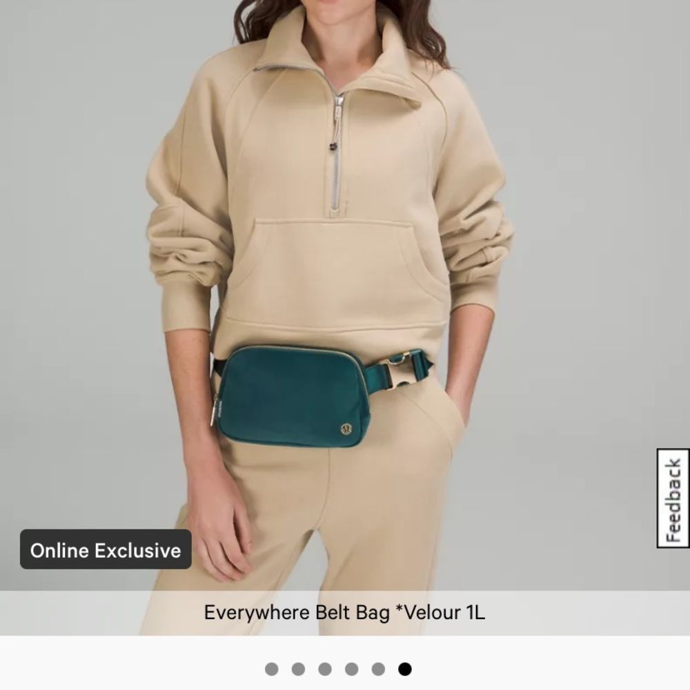 Lululemon Everywhere Belt Bag Velour 1L
